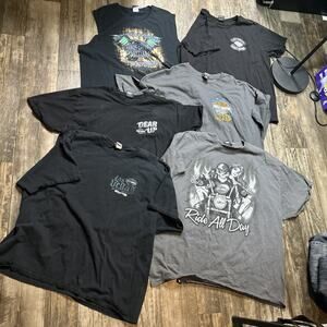 Harley Davidson T Shirt Lot of 6 3xl T’s 5 short sleeve 1 sleeveless